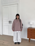 [unisex] Endo banding string pin tuck wide training pants