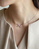 Rendine Ribbon Cubic Necklace