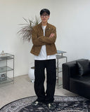 Eto Wide Black Cotton Pants