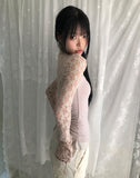 Quto See-through Bolero Cardigan