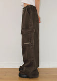 DEEP-DYED PARACHUTE PANTS