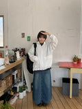 Limi denim long skirt