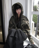 Zion Camo Two Way Semi-Crop Hood Zip-Up