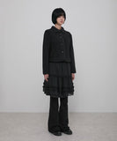 Layered Ruffle Skirt Pants