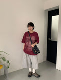 [unisex] Dyupo Printing Over Short Sleeve Tee