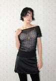 WAVE BOAT-NECK TOP