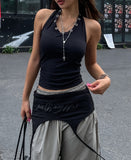 Mag Eyelet Halter Sleeveless