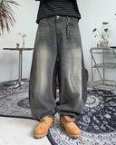 Bato Washed Balloon Denim Pants