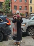 Winter color mix check muffler