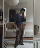 Rubins Layered Crop Knit