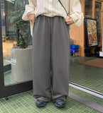 [BAONHAUS] Hemdor Banding Wide Slacks