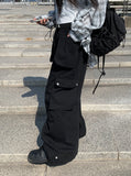 Repol Pintuck Cargo Wide Long Pants