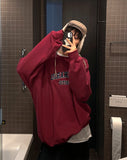 Mali Dark Red Lettering Sweatshirt