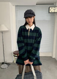 Kiyan Collar Stripe Over Long Sleeve Tee