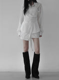 UND NYLON CARGO WRAP SKIRT