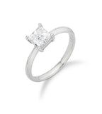 Essence Lab Diamond 14K(W) 1.0ct Fancy Princess Solitaire Ring