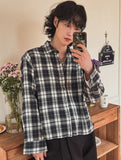 Country crop check shirt