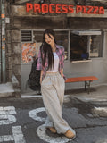 Mid-checkered Overfit Short-Sleeved Shirt
