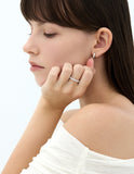 Essence Silver (W) Modern Tennis Ring 3.0mm White