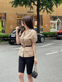 Kane Puff Collar Short Sleeve Jacket