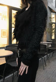 Glitter Fringe Cardigan