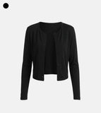 Basic slim button cardigan