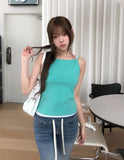 [U-BASIC] Poppy Basic Square Neck Sleeveless