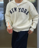 Grass New York Zip-Up Knit