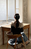 Vianne Chiffon Ribbon Hairpin