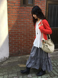 Sendo Diamond Embossed Cotton Shoulder Bag