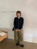 Ryuson Cargo Cotton Banding Balloon Wide Pants