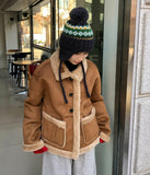 Hiet Wool Suede Mustang Jacket