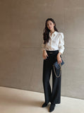 Tiens Puff Shirt Blouse