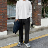Denin Round Long Sleeve T-Shirt