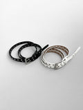 Dual Strap Eyelet Belt
