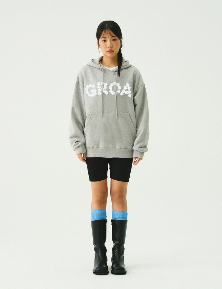 [GRAVER]★25SS★韓国人気★GROA FLOWER LOGO HOODIE GRAVER(グレーバー) - GROAフラワーロゴフーディ / GROA Flower