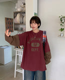 [unisex] Clean Layered Color Matching Over Long Sleeve Tee