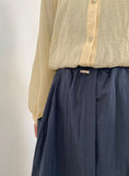 Calan Cotton Banding Long Skirt