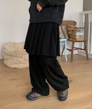 Kimters Brushed Banding Skirt Pants