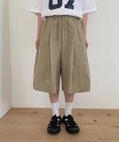 [unisex] Delme Track Line Nylon Banding Bermuda Pants