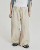 [BAONHAUS] Socon side lace nylon jogger pants