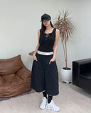 Olte Button Ribbed Sleeveless