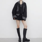 Bimo Damage Pleated Skirt