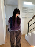 Shuel Wool Cable Short Sleeve Knit
