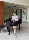 Lindian Flower Chiffon Blouse