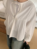 Auku Two-way Ribbon Blouse