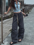 Vianne wide two-tuck banding pants
