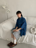 [unisex] Neico Denim Over Short Sleeve Shirt