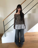 Doel Bootcut Washed Denim Pants