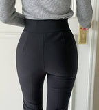 Rebelo High Waist Brushed Bootcut Banding Pants